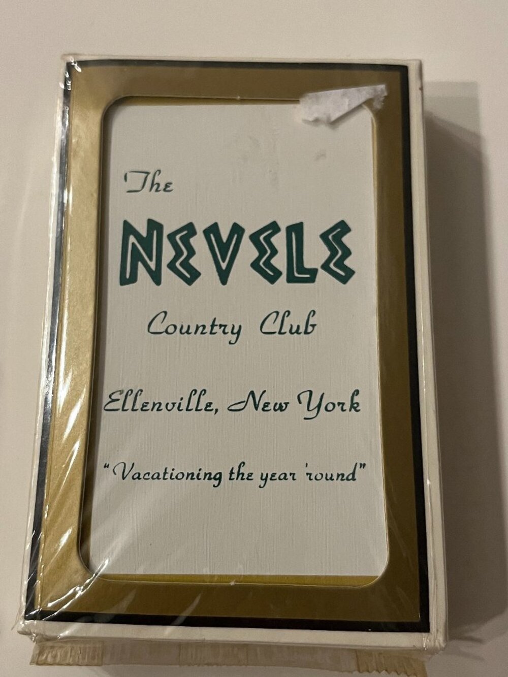 Nevele Country Club Catskills Playing Cards – Sealed – Vintage